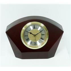 WOOD & MATTE FINISH DESK CLOCK