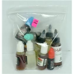 10PK OF ASSORTED ML/ MG & FLAVOR VAPE JUICE