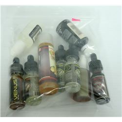 9PK OF ASSORTED ML/ MG & FLAVOR VAPE JUICE