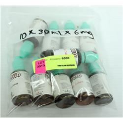 10PK OF 30ML ASSORTED 6MG BREAKFAST CAKES FLAVOR