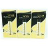 Image 1 : 3PK OF V12 TWISTY QUARTZ BLUNTS; ASSORTED COLORS