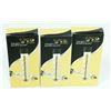 Image 1 : 3PK OF V12 TWISTY QUARTZ BLUNTS; ASSORTED COLORS