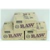 Image 1 : BUNDLE OF 3- 24PK RAW CLASSIC NATURAL  UNREFINED