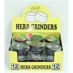 12PK OF METAL HERB GRINDERS