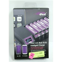 EFEST LUC BLU6 OLED INTELLIGENT CHARGER