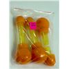 Image 1 : 3PK OF ASSORTED COLOR SILICONE & GLASS PIPES
