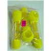 Image 1 : 3PK OF ASSORTED COLOR SILICONE & GLASS PIPES