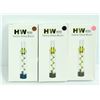 Image 1 : 3PK OF HW MINI TWISTY GLASS BLUNTS; ASSORTED