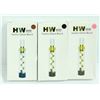 Image 1 : 3PK OF HW MINI TWISTY GLASS BLUNTS; ASSORTED