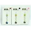 Image 1 : 3PK OF HW MINI TWISTY GLASS BLUNTS; ASSORTED
