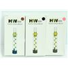 Image 1 : 3PK OF HW MINI TWISTY GLASS BLUNTS; ASSORTED