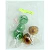 Image 1 : BUNDLE OF 5 GREEN/ BROWN BONG BOWL REPLACEMENT