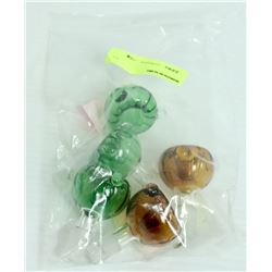 BUNDLE OF 5 GREEN/ BROWN BONG BOWL REPLACEMENT