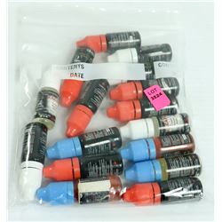 16PK OF ASSORTED ML/ MG& FLAVORED VAPE JUICE