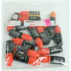 16PK OF ASSORTED ML/ MG& FLAVORED VAPE JUICE