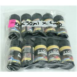 10PK OF 30ML X-LIQUID 6MG STRAWBERRY CHEESECAKE