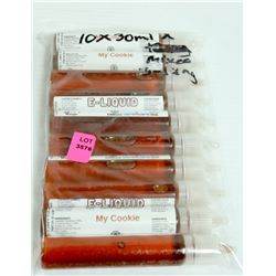 10PK OF 30ML MIXED 3-12MG MY COOKIE FLAVORED