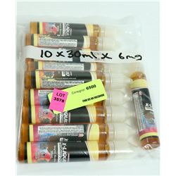 10PK OF 30ML 6MG STRAWBERRY CREAM FLAVORED