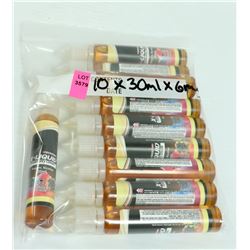 10PK OF 30ML 6MG STRAWBERRY CREAM FLAVORED