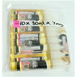 10PK OF 30ML 3MG STRAWBERRY CREAM FLAVORED