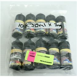 10PK OF 30ML 3MG STRAWBERRY CHEESE CAKE FLAVORED