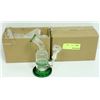 Image 1 : 2PK SMALL GREEN GLASS BONGS *MUST BE 18+ TO BID*