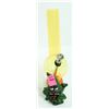 Image 1 : ACRYLIC POT LEAF BONG; YELLOW *MUST BE 18+