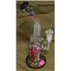 Image 1 : CLEAR/ GOTHIC GLASS 12.5"  WATER BONG