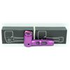 Image 1 : 2PK OF HEAVY DUTY METAL AND GLASS PIPES; PURPLE