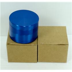 2PK ZINC ALLOY 4 LAYER HERB/ TABACO GRINDERS;