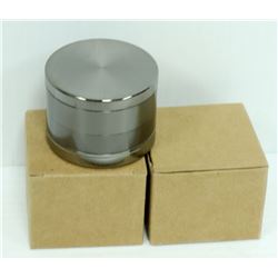 2PK ZINC ALLOY 4 LAYER HERB/ TABACO GRINDERS;