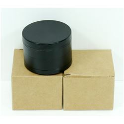 2PK ZINC ALLOY 4 LAYER HERB/ TABACO GRINDERS;