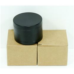 2PK ZINC ALLOY 4 LAYER HERB/ TABACO GRINDERS;