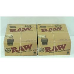 BUNDLE OF 2- 50PK RAW CLASSIC NATURAL  UNREFINED