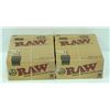 Image 1 : BUNDLE OF 2- 50PK RAW CLASSIC NATURAL  UNREFINED