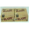Image 1 : BUNDLE OF 2- 50PK RAW CLASSIC NATURAL  UNREFINED