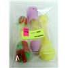 Image 1 : 3PK OF ASSORTED COLOR SILICONE & GLASS PIPES