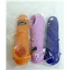 Image 1 : BUNDLE OF 3 ASSORTED COLOR SILICONE & GLASS