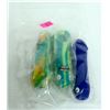 Image 1 : BUNDLE OF 3 ASSORTED COLOR SILICONE & GLASS