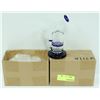 Image 1 : 2PK SMALL BLUE GLASS BONGS *MUST BE 18+ TO BID*