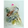 Image 1 : BAG OF 5 ASSORTED GLASS PIPES. VARIETY OF SIZES &