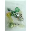 Image 1 : BAG OF 5 ASSORTED GLASS PIPES. VARIETY OF SIZES &