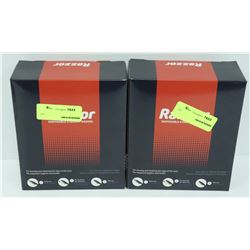 2 BOXES OF RAZZOR DISPOSABLE STRAIGHT RAZORS