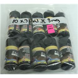 10PK OF 30ML 3MG MY COOKIE FLAVORED VAPE JUICE