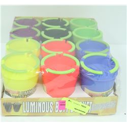 12PK OF LUMINOUS BUTT BUCKETS- EXTINGUISHING