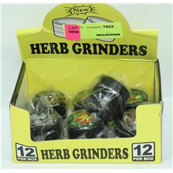 7PK  OF ASSORTED SMALL METAL GRINDERS