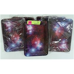 7PK OF SMALL METAL SPACE TRAYS