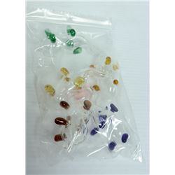 BAG OF 5 ASSORTED GLASS ELEPHANT PIPES.