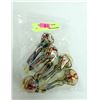 Image 1 : BAG OF 5 ASSORTED GLASS PIPES.