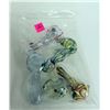 Image 1 : BAG OF 5 ASSORTED GLASS PIPES.
